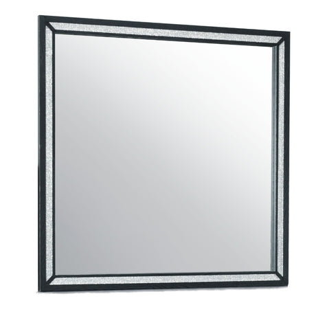 Carlos - Mirror - Black by Global Furniture USA | Bel Furniture