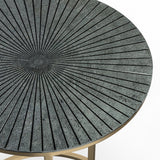 Drake - 2 Piece Nesting Table - Antique Nickel / Antique Copper by Simpli-Home | Bel Furniture