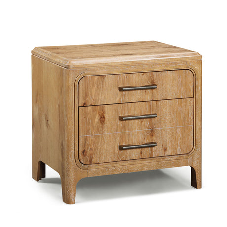 Westcott - Night Stand - Cerused Natural by Crown Mark | Bel Furniture