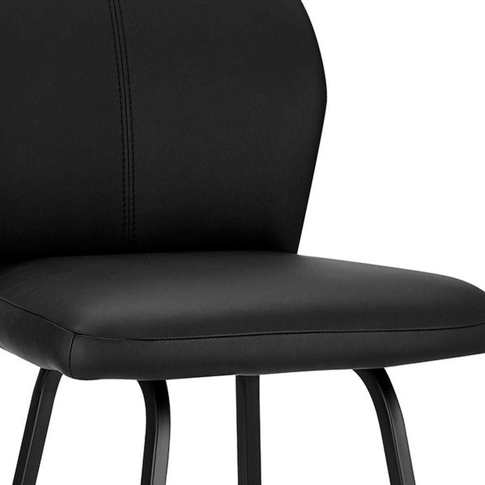 Counter Height Bar Chair - Black