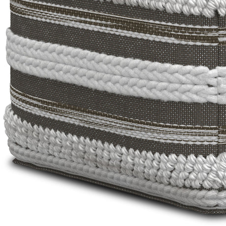 Sommer - Handcrafted Square Pouf - view 13
