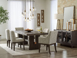 Burkhaus - Dining Room Set Dark Brown by Signature Design by Ashley® | Bel Furniture