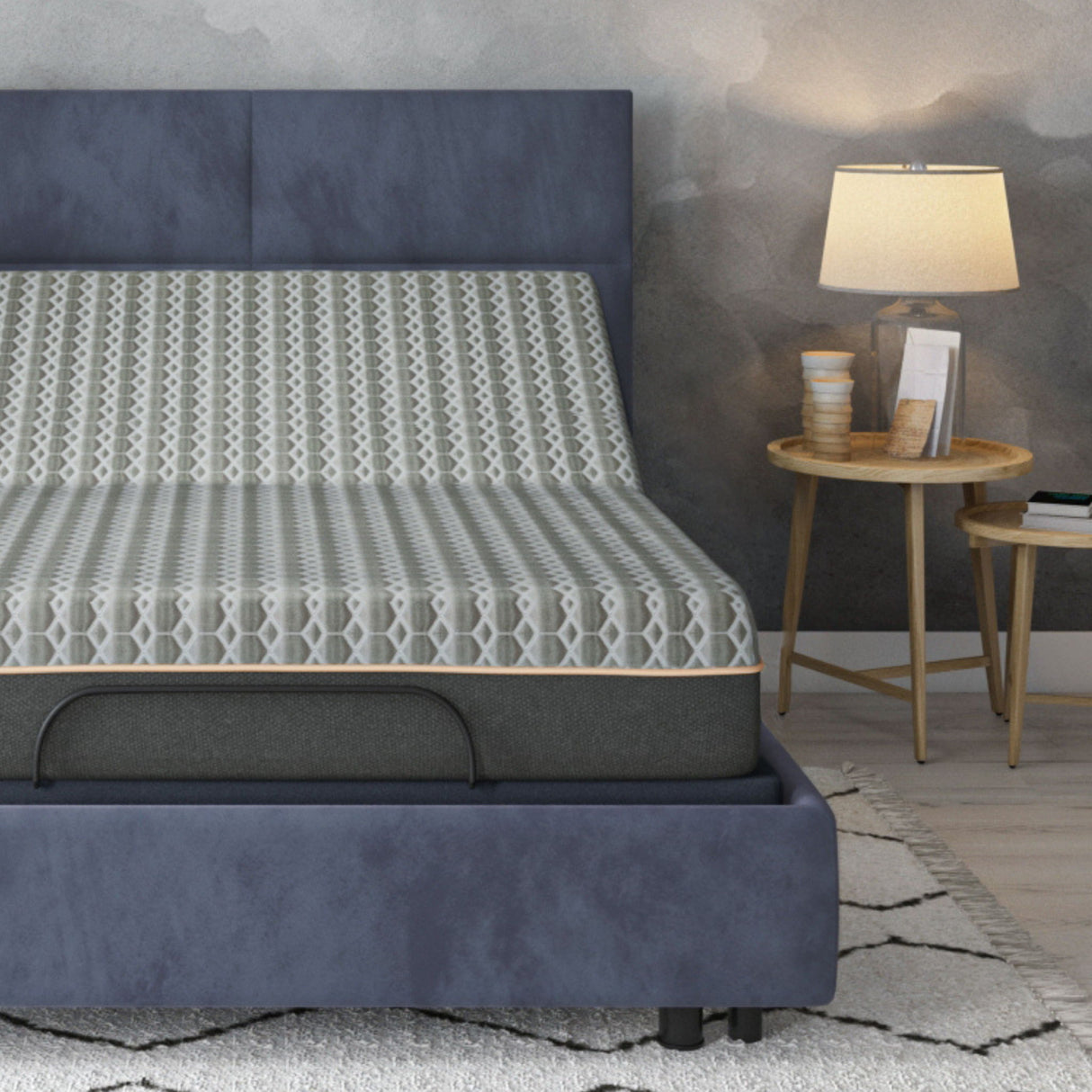 Copper Lux Hybrid - 12" Mattress With Copper Infused Contouring Memory Comfort Layer And Supportive Coil System