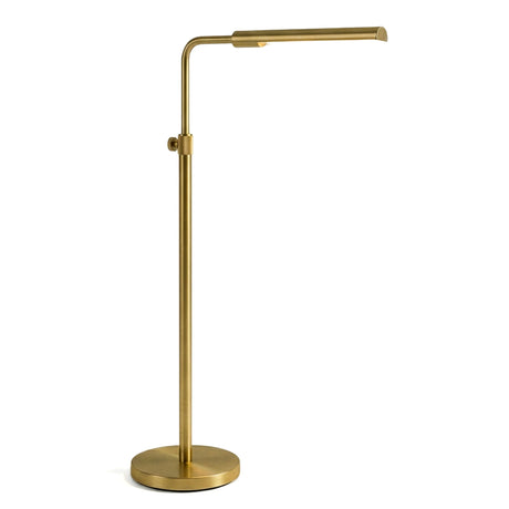Verve - Floor Lamp With On / Off Switch Adjustable LED Round Base - Gold - view 7