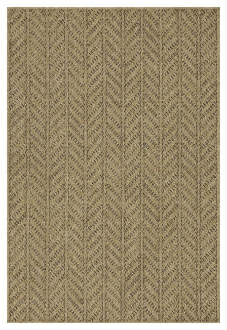 Earth - Indoor, Outdoor Area Rug, Contemporary Design Light Brown 5' x 7' by Icona Home Decor | Bel Furniture