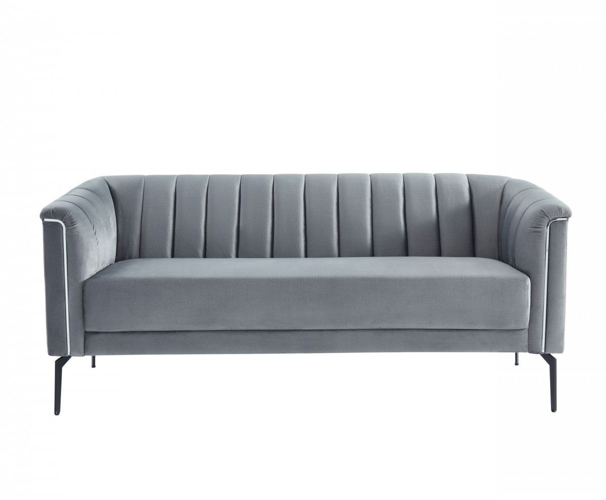 Sofa - Gray / Silver