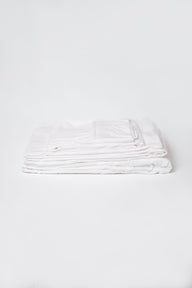 Microplush And Bamboo Hypoallergenic Sheet Set White 4 Piece Set by Omne Sleep | Bel Furniture