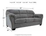 Allmaxx - Pewter - Sofa by Benchcraft® | Bel Furniture