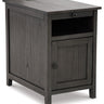 Treytown - Chair Side End Table Dark Gray by Signature Design by Ashley® | Bel Furniture