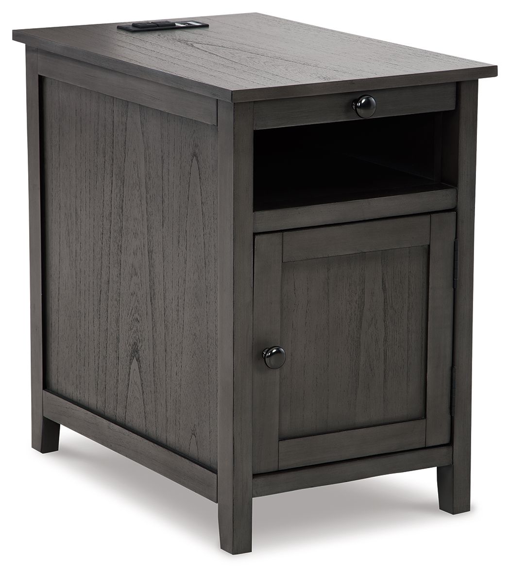 Treytown - Chair Side End Table Dark Gray by Signature Design by Ashley® | Bel Furniture