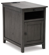 Treytown - Chair Side End Table Dark Gray by Signature Design by Ashley® | Bel Furniture