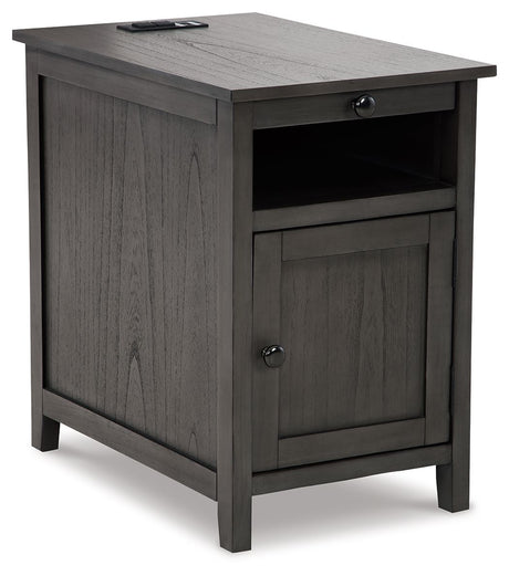 Treytown - Chair Side End Table Dark Gray by Signature Design by Ashley® | Bel Furniture