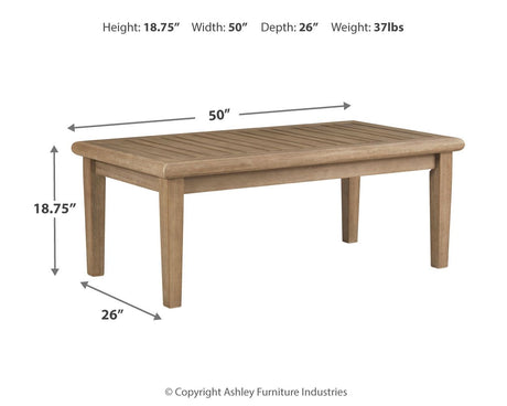 Gerianne - Rectangular Cocktail Table - Brown - view 5