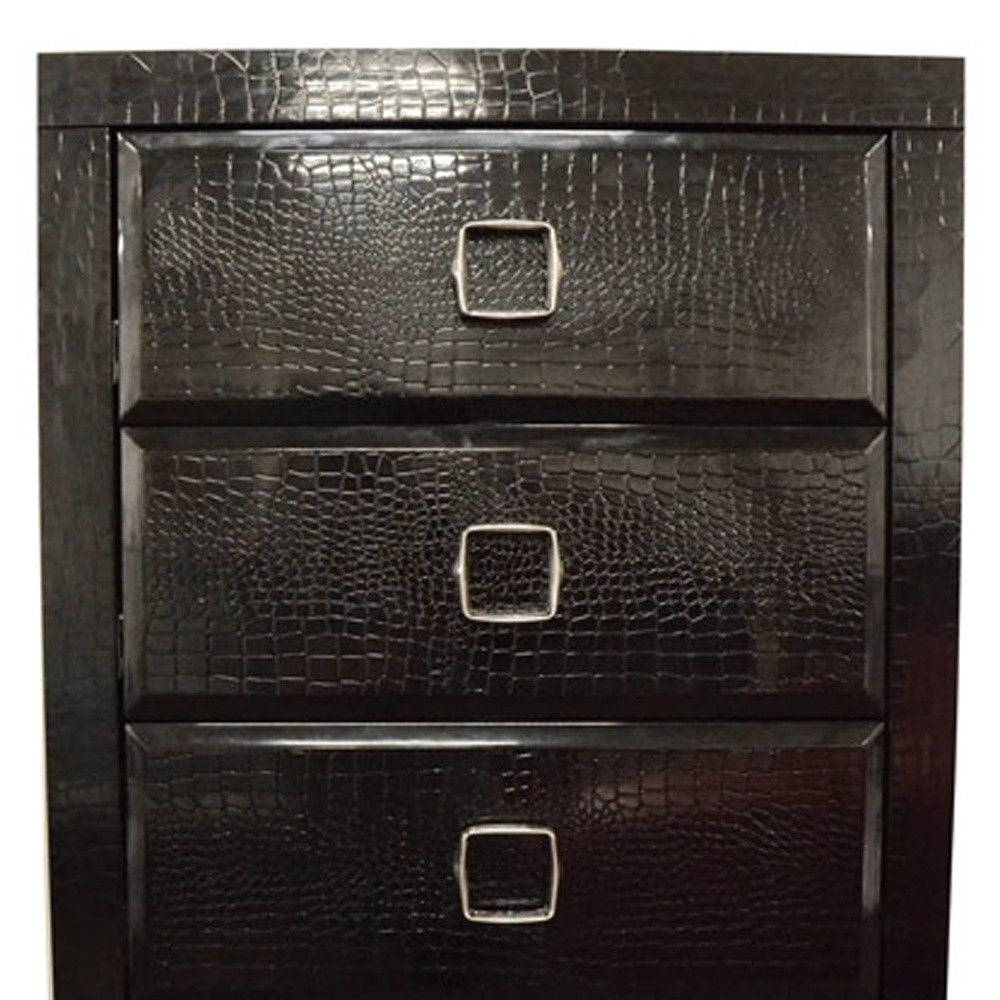 Five Drawer Standard Chest - Black