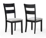 Lester - 6 Piece Dining Set With Bench - Light Gray