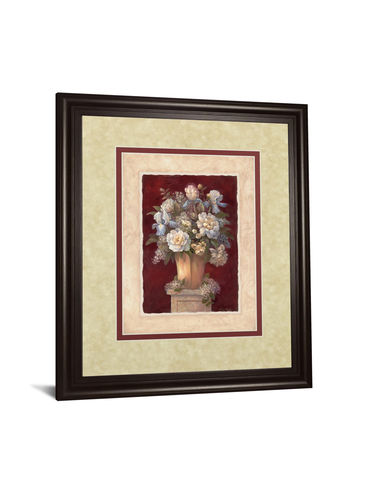 Traditional Red Il By Vivian Flasch - Framed Print Wall Art - Red