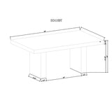 Susan - Dining Table Set With Base - Gray