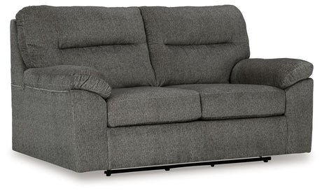 Bindura - Mineral - Glider Loveseat by Signature Design by Ashley® | Bel Furniture
