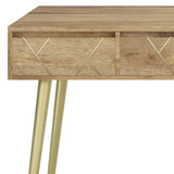 Jager - Desk - Natural by Simpli-Home | Bel Furniture