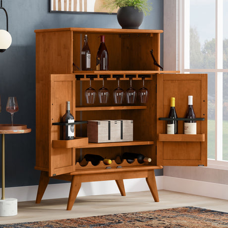 Draper - Mid Century Bar Cabinet - view 3