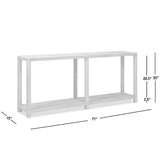 Milo - Console Table With Lower Shelf - Natural