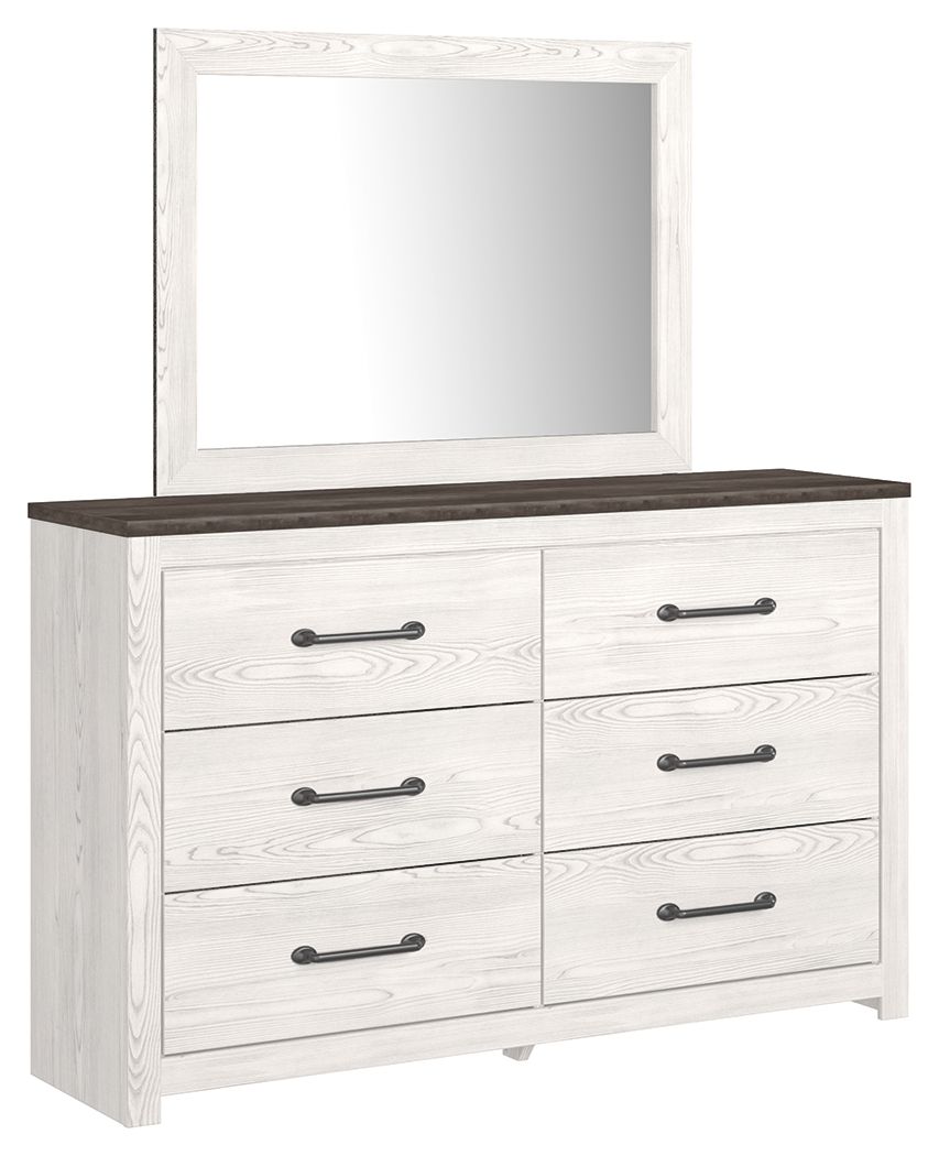 Gerridan - Dresser, Mirror White Dresser & Mirror by Signature Design by Ashley® | Bel Furniture