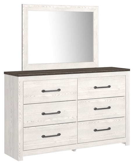 Gerridan - Dresser, Mirror White Dresser & Mirror by Signature Design by Ashley® | Bel Furniture