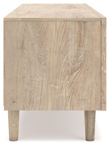 Cielden - Two-tone - Extra Large TV Stand by Signature Design by Ashley® | Bel Furniture