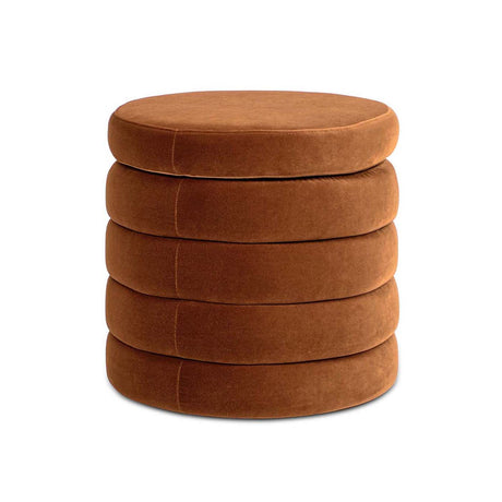 Fuji - Oversized Round Storage Ottoman - view 26