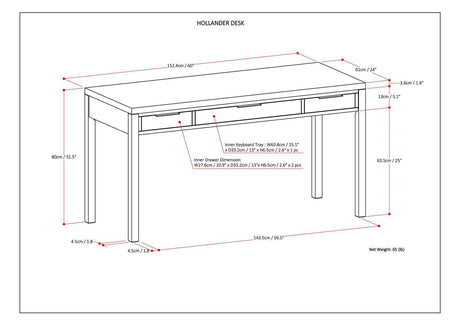 Hollander - Handcrafted Desk - view 18