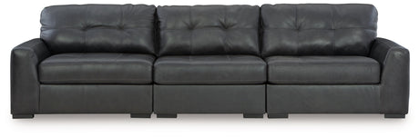 Brindley Pier - Sectional Black 3-Piece Sectional Sofa by Signature Design by Ashley® | Bel Furniture