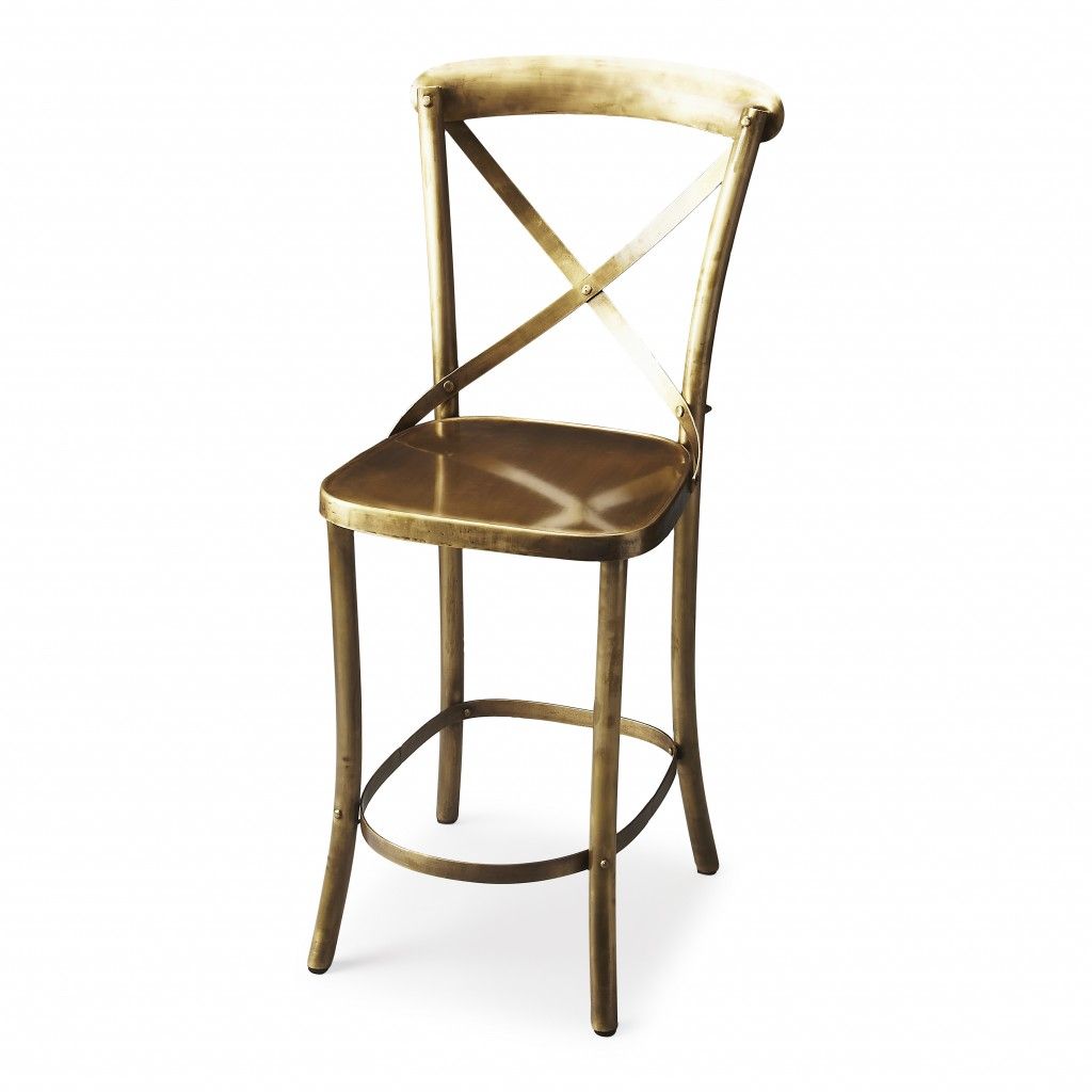 Iron Bar Chair - Gold