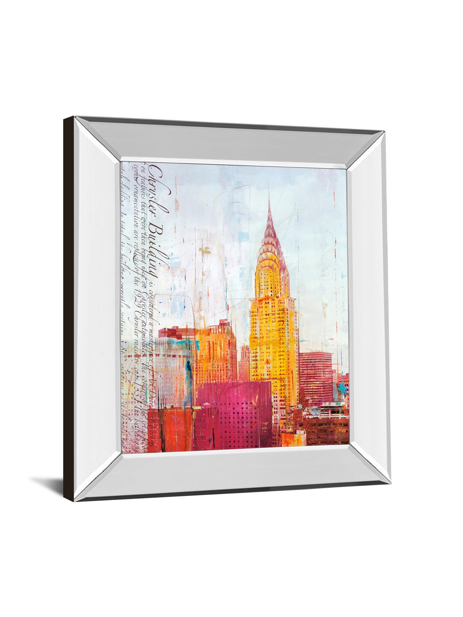 The City That Never Sleeps I By Haub - Framed Print Wall Art - Yellow