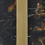 Neonish - Marble Table Lamp - Black / Gold Finish
