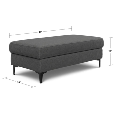 Ava - Versatile Mid Century Ottoman - view 18