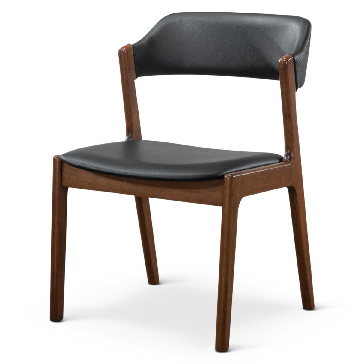 Enzo - Dining Chair (Set of 2) - Black / Brown by Ashcroft Furniture | Bel Furniture