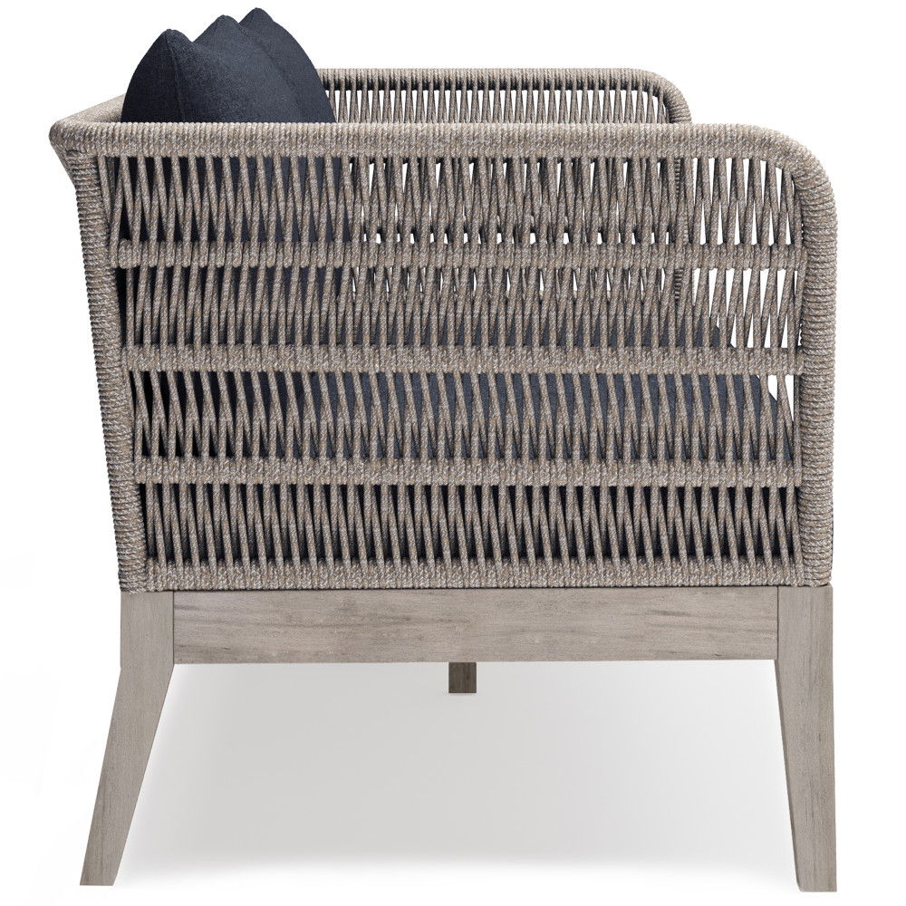 Santiago - Outdoor Sofa - Slate Gray by Simpli-Home | Bel Furniture