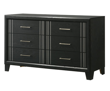 Charlie - Dresser Black by Crown Mark | Bel Furniture