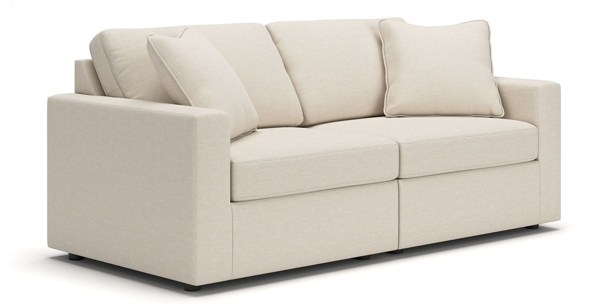 Modmax - Oyster - Sectional White 2 Pc. Sectional Loveseat by Signature Design by Ashley® | Bel Furniture