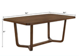 Salerno - Dining Table - Brown by Crown Mark | Bel Furniture