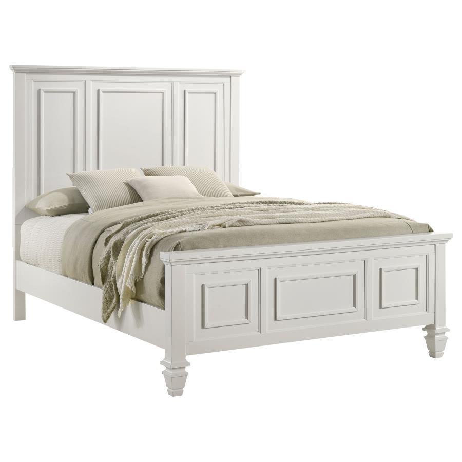 Sandy Beach - Panel Bed with High Headboard by CoasterEssence | Bel Furniture