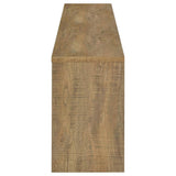 Eddy - 79" 2-Door TV Stand Fireplace Media Console - Mango