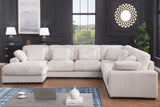 Nadine - Corduroy Modular Corner Sectional Sofa With Left Facing Chaise by Lilola Home | Bel Furniture