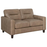 Scotland - Faux Leather Upholstered Sofa Set