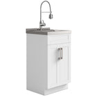 Hennessy - Deluxe Laundry Cabinet With Faucet And Stainless Steel Sink