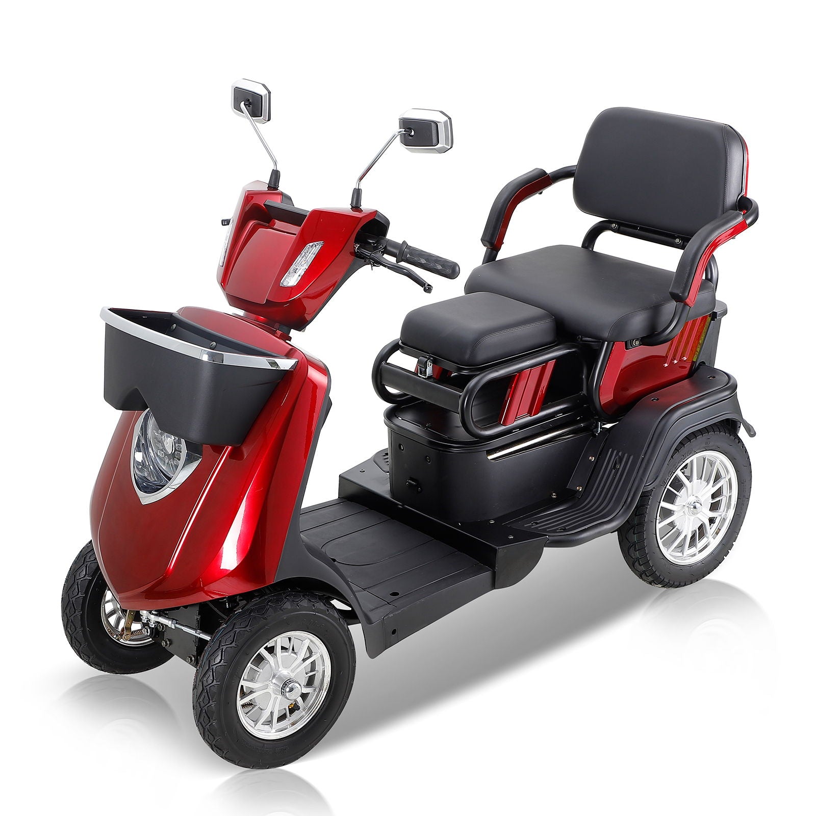 Heavy Duty 4 Wheel Mobility Scooters For Seniors & Adults 500 Lbs Capacity