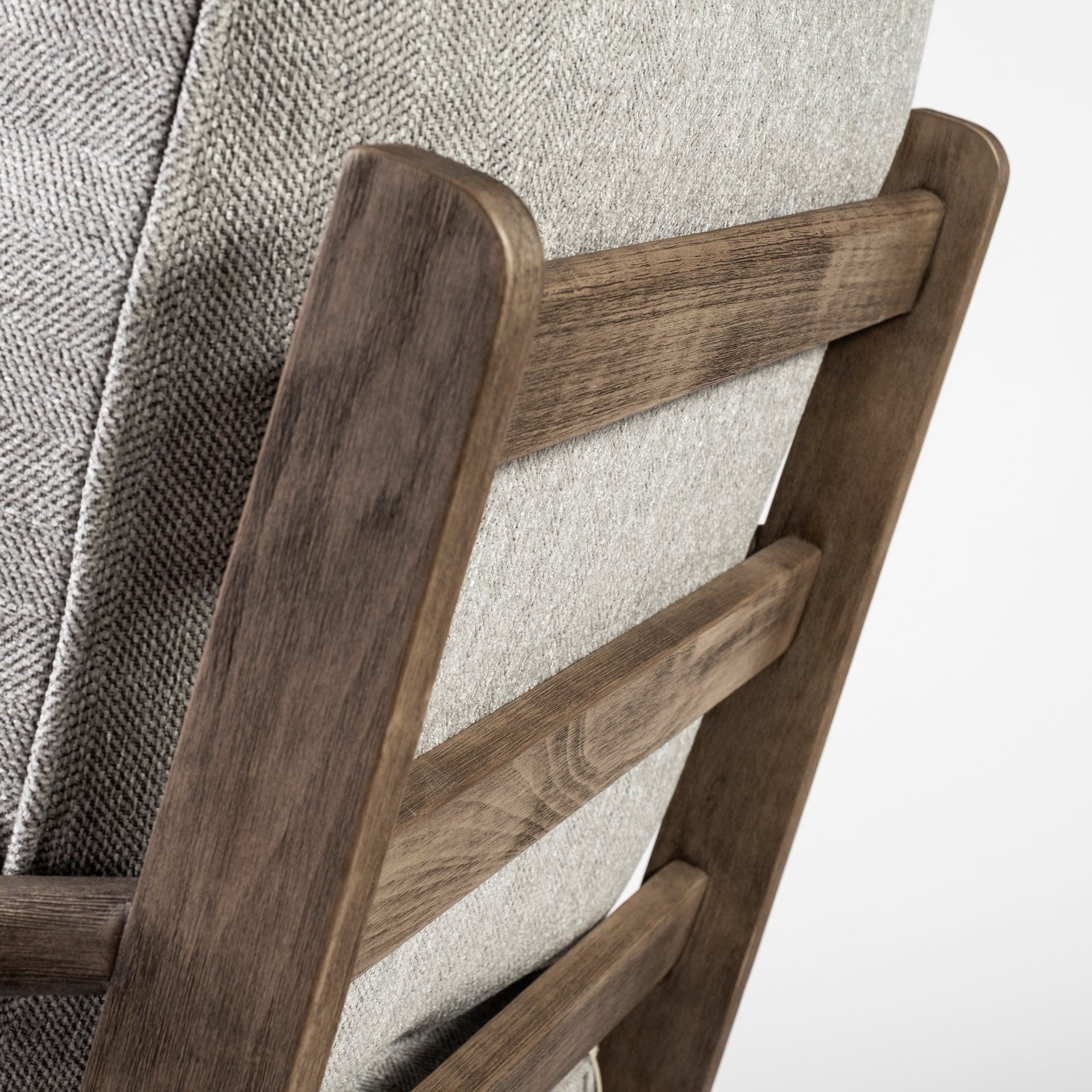 Fabric Arm Chair - Gray