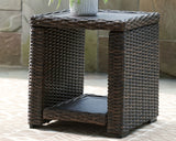 Grasson Lane - Square End Table - Brown