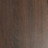 Coastal Coffee Table With Lower Shelf And Faux Rattan Baskets - Espresso by Walker Edison | Bel Furniture