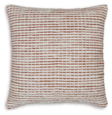 Nashlin Pillow (Set of 4) White and Rust